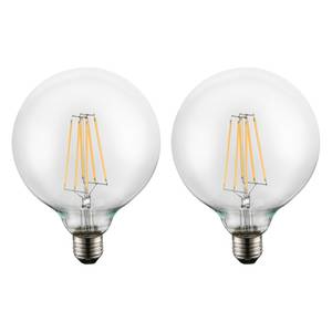 Ampoules LED Claudy (lot de 2) Verre / Aluminium