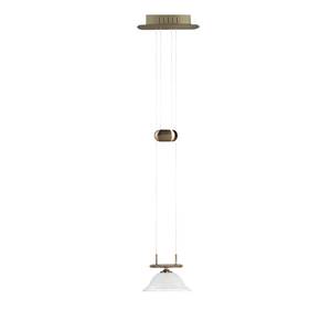 LED-hanglamp Alessia oud messing/metaal 1 lichtbron