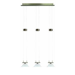 LED-hanglamp Alessia oud messing/metaal 3 lichtbronnen