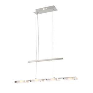 LED-Pendelleuchte Asiri 4-flammig Silber Nickel