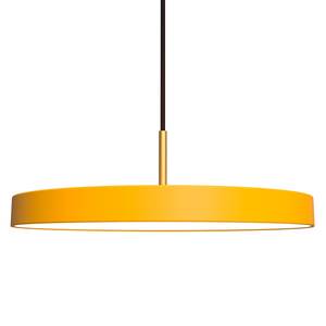 LED-hanglamp Asteria staal/aluminium - 1 lichtbron - Saffraan - Saffraan