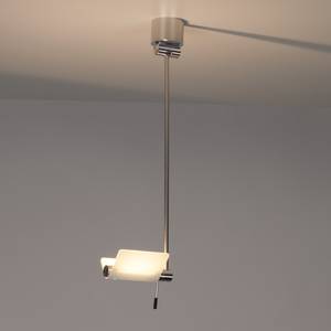 Suspension LED Attik by Micron Aluminium / Verre Argenté