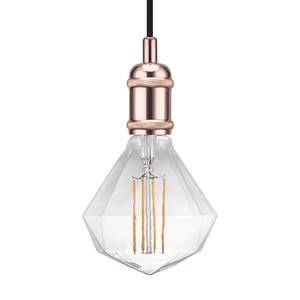 Suspension LED Avra II Acier - 1 ampoule - Cuivre