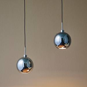LED-plafondlamp Ballon metaal/glas - chroomkleurig