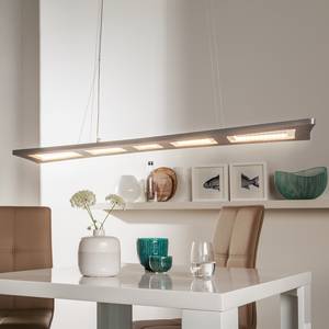 LED-hanglamp Eva aluminium - zilverkleurig - 90 lichtbronnen