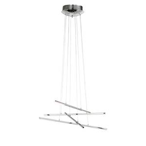 Suspension LED Forte I Verre / Métal - 8 ampoules