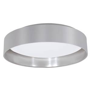 Plafonnier LED Maserlo IV Tissu / Matériau synthétique - 1 ampoule - Gris / Argenté