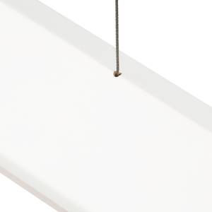 LED-hanglamp Nella hout - wit - 90 lichtbronnen