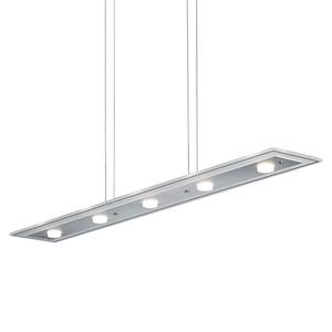 LED-Pendelleuchte Oslo Aluminium / Glas - 4 - Flammenanzahl: 5