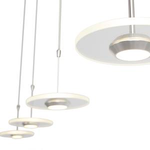 Suspension LED Santander 4 ampoules Nickel mat