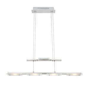 LED-Pendelleuchte Tasha I 1-flammig Silber Nickel, verchromt