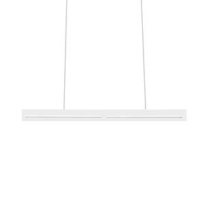 Suspension LED Vale Aluminium Argenté 80 ampoules