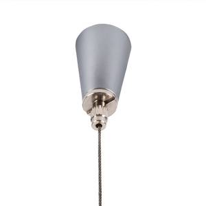 LED-Pendelleuchte Vale Aluminium Silber 80-flammig