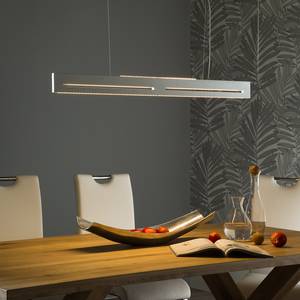 LED-hanglamp Vale II aluminium - zilverkleurig - 80 lichtbronnen