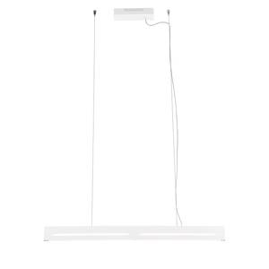 LED-Pendelleuchte Vale II Aluminium Weiß 80-flammig