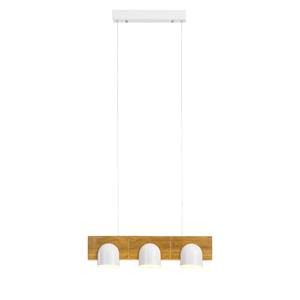 LED-hanglamp Vica ijzer/massief eikenhout - 3