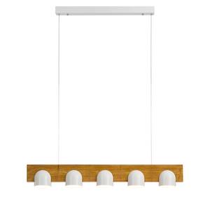 LED-Pendelleuchte Vica Eisen / Eiche massiv