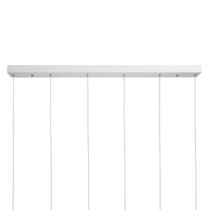 LED-hanglamp Nufaru plexiglas/massief eikenhout