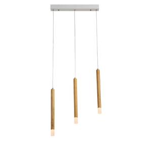 LED-hanglamp Cheia plexiglas/massief eikenhout - 3