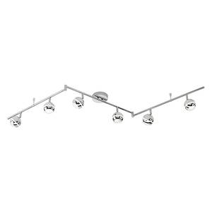 LED-Schiene Chrom - 6x4,2 W