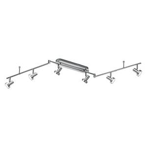 LED-rails aluminium 6x5W