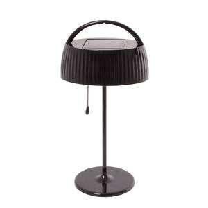 Lumière solaire LED extérieure Lampe de table II - 1 ampoule Noir Métal