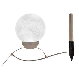 Lampada LED con luce variabile II a forma di sfera - 2 luci Bianco Vetro