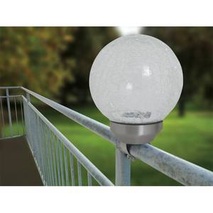 Lampada LED con luce variabile II a forma di sfera - 2 luci Bianco Vetro