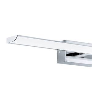 LED-Spiegelleuchte Tabiano Kunststoff / Stahl - 1-flammig - Chrom - Breite: 61 cm