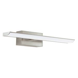 Applique murale LED Tabiano Matière synthétique / Acier - 1 ampoule - Nickelé - Largeur : 41 cm