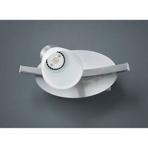 LED-spot nikkelkleurig 1x4,5W