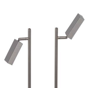 LED-Standleuchte Lando 2-flammig Silber Eisen