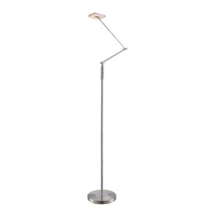 LED-Stehleuchte Angle 1-flammig Silber Nickel