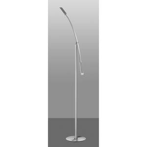 LED-Stehleuchte Aurora Light Acrylglas / Metall - 1-flammig - Vernickelt