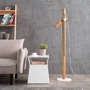 Lampadaire LED Lunca Chêne massif / Acier - 1 ampoule