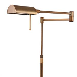 Lampada da terra LED Perpetua 1 luce Ottone brunito