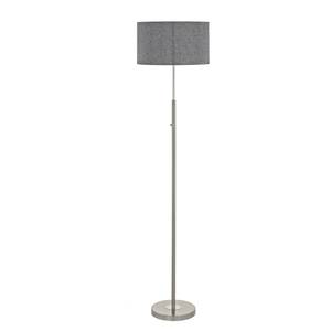 LED-staande lamp Romao linnen / staal - 1 lichtbron - Grijs