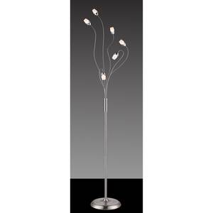 LED-Stehleuchte Sara Tress Acrylglas / Metall - 6-flammig - Vernickelt