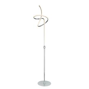 Lampadaire LED Wave Knot Matériau synthétique / Métal - 1 ampoule