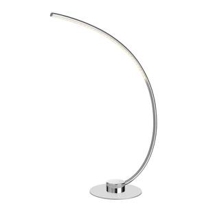 LED-Tischleuchte Curve Metall/Kunststoff - Silber Satin