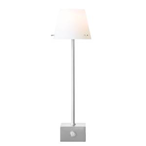 LED-tafellamp Gil metaal/glas - chroomkleurig