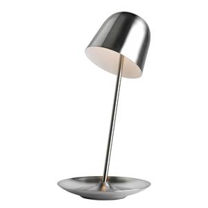 Lampada da tavolo LED Pirol Metallo Color argento satinato