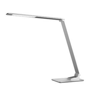 LED-Tischleuchte Uli Metall/Kunststoff Silber Satin