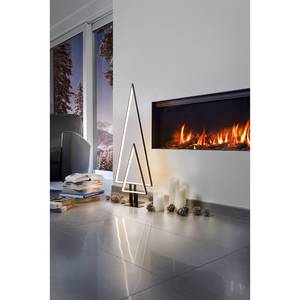 LED-Stehleuchten Pine Aluminium - 1-flammig - Matt Silber