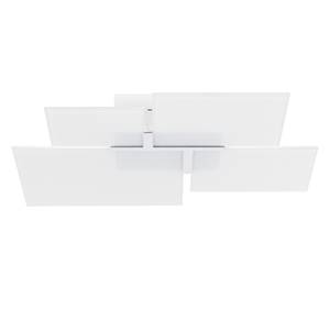 Applique murale/plafond LED Ouadrifoglio Verre / Acier Blanc 1 ampoule