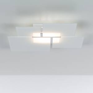 LED-Wand- & Deckenleuchte Ouadrifoglio Glas/Stahl - Weiß - 1-flammig