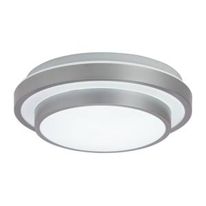 LED-wand-/plafondlamp Elana kunststof zilverkleurig 1 lichtbron