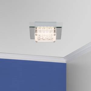 LED-wand-/plafondlamp Larina verchroomd metaal zilverkleurig 1 lichtbron