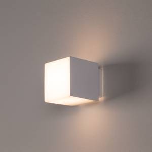 Applique murale LED Alabama Aluminium Blanc 12 ampoules