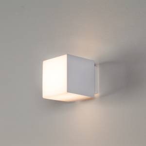 LED-wandlamp Alabama aluminium - wit - 12 lichtbronnen